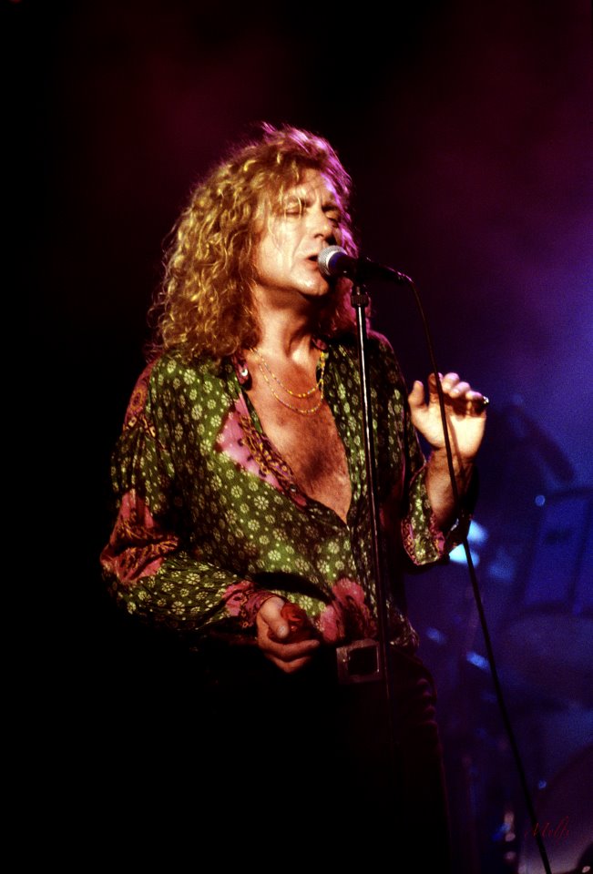 Led Zeppelin vocalist Robert Plant.  Photo by Frank Melfi - use by permission of Frank Melfi