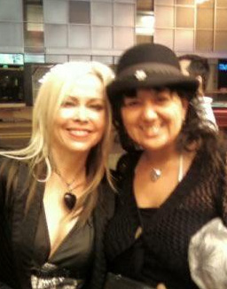 Berlin's Terri Nunn with Swan Soul's Melanie Silos